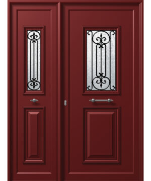 Παραδοσιακή πόρτα P101 με πλαϊνό P106, ασφάλεια