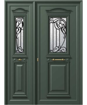 Παραδοσιακή πόρτα P180 με πλαϊνό P185