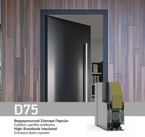 D75 INSULATED ENTRANCE DOOR SYSTEM